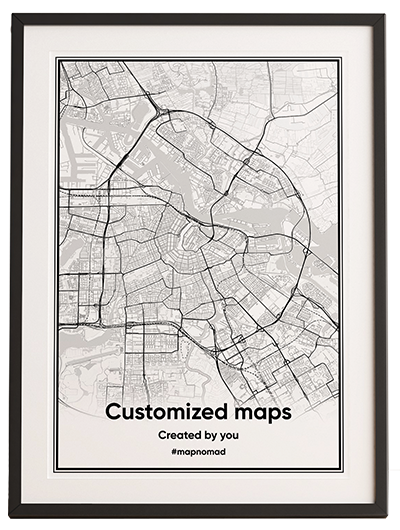 vlotter Kustlijn laden Create your unique map poster | Mapnomad 🗺️